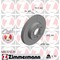 Zimmermann Brake Disc - Standard/Coated, 600321220 600321220 - alternate 3